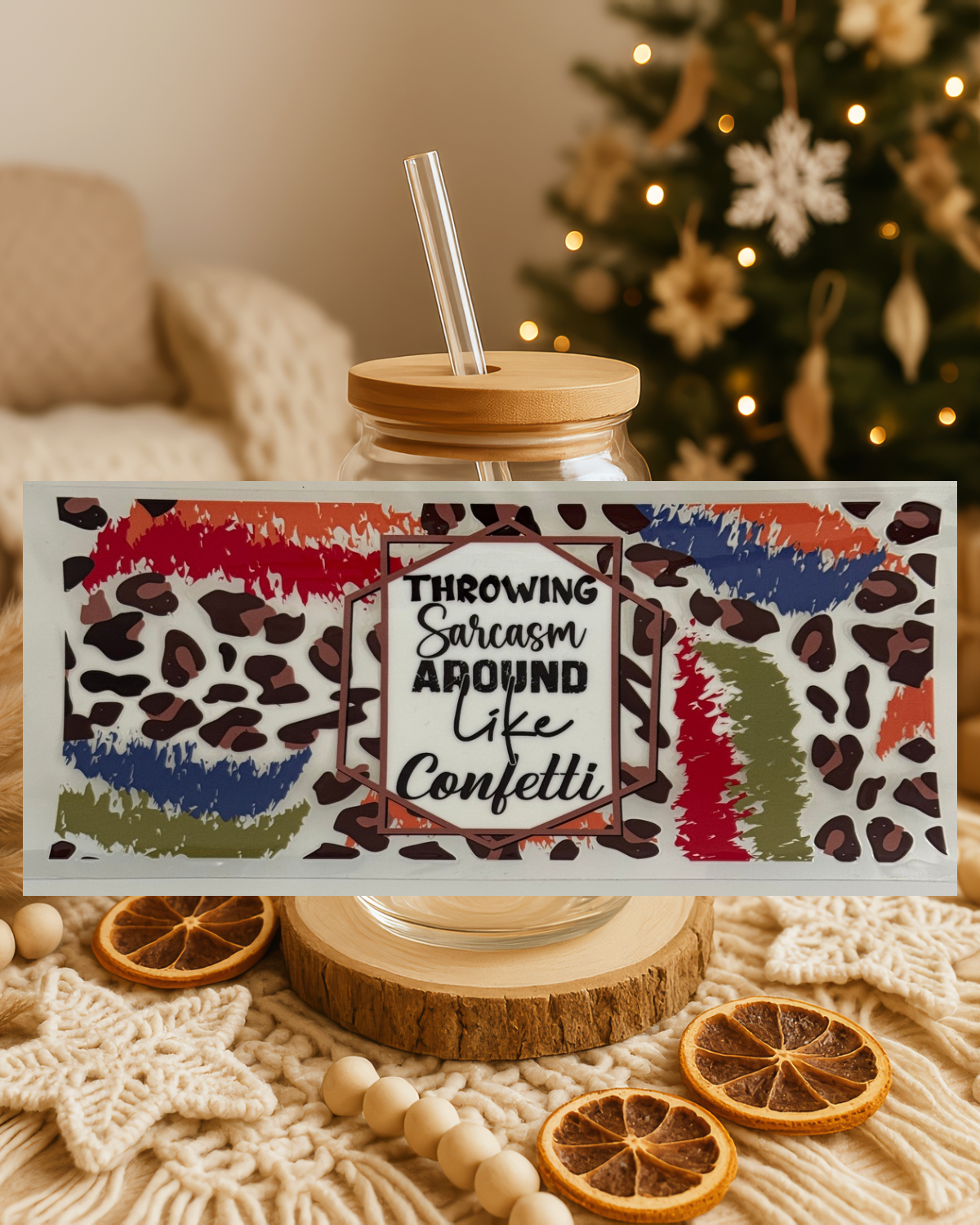 Thrownig sarcasm around like confetti