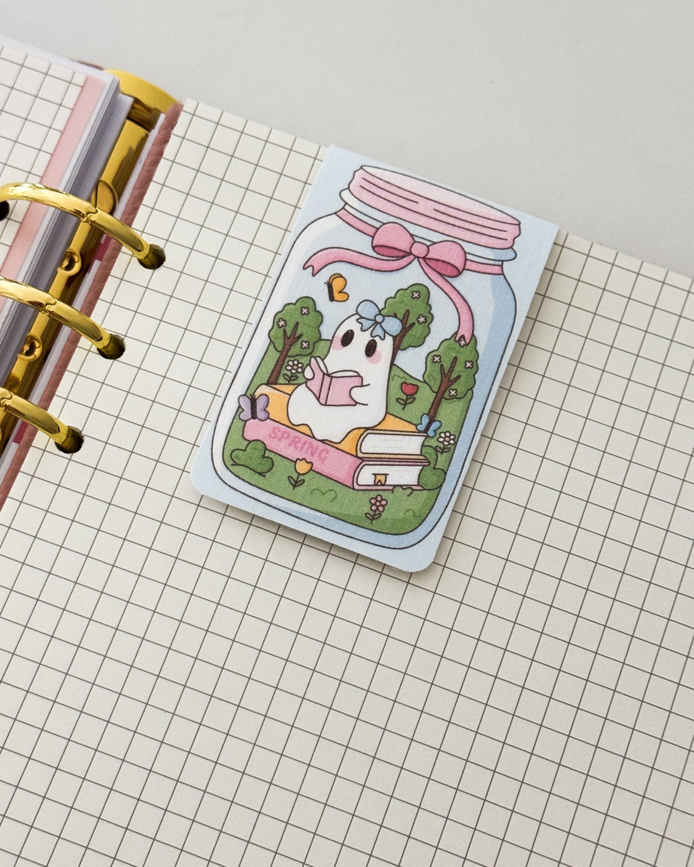 Magnetisches Lesezeichen ,,Reading Ghost"