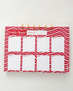 Weekly Planner Rot x Stripes