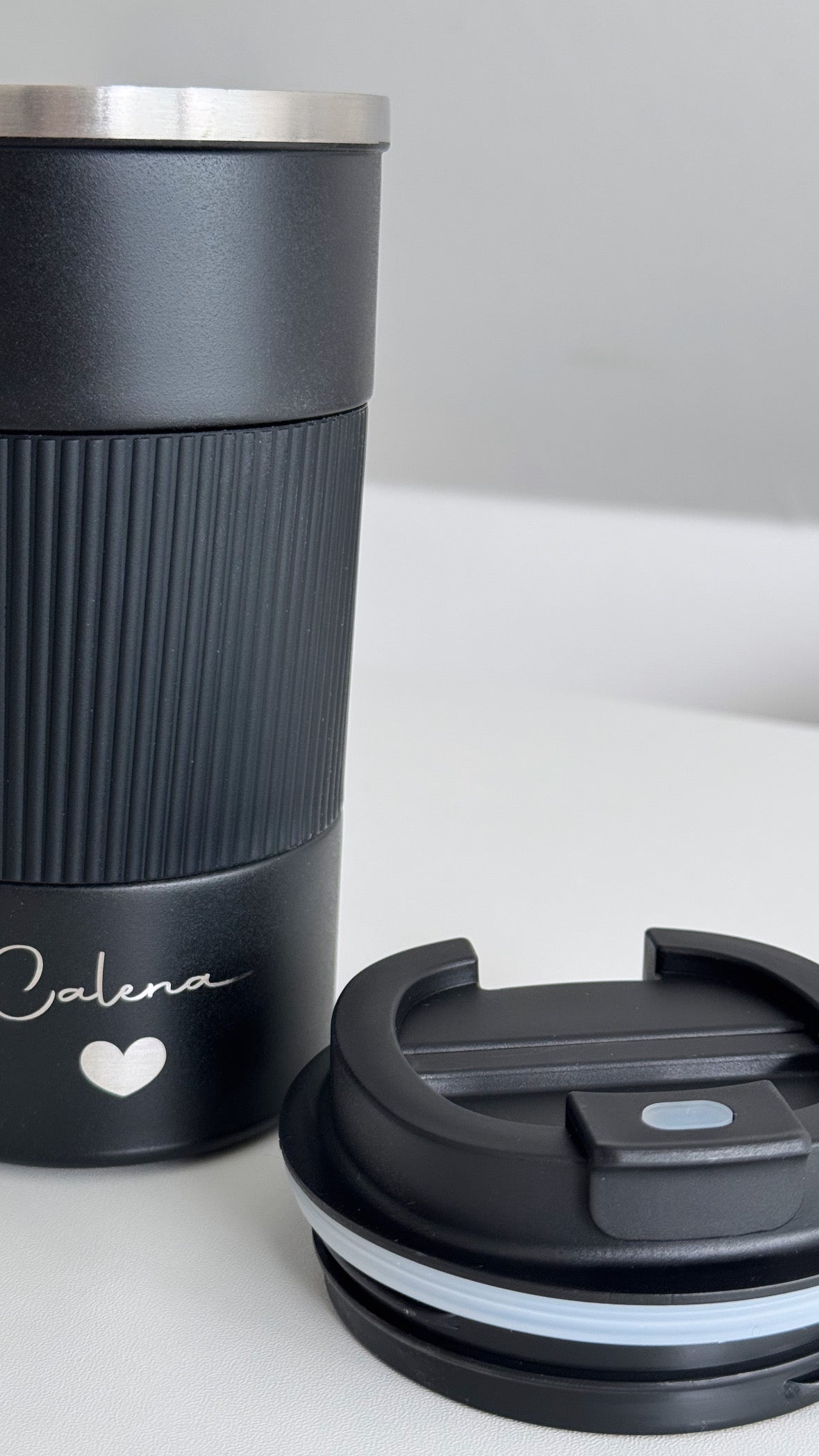 Calena coffee-to-go-cup - black
