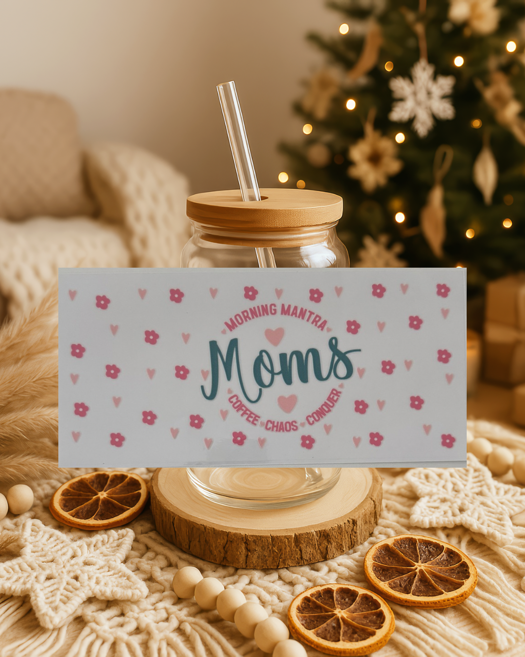 Moms morning mantra- coffee chaos conquer