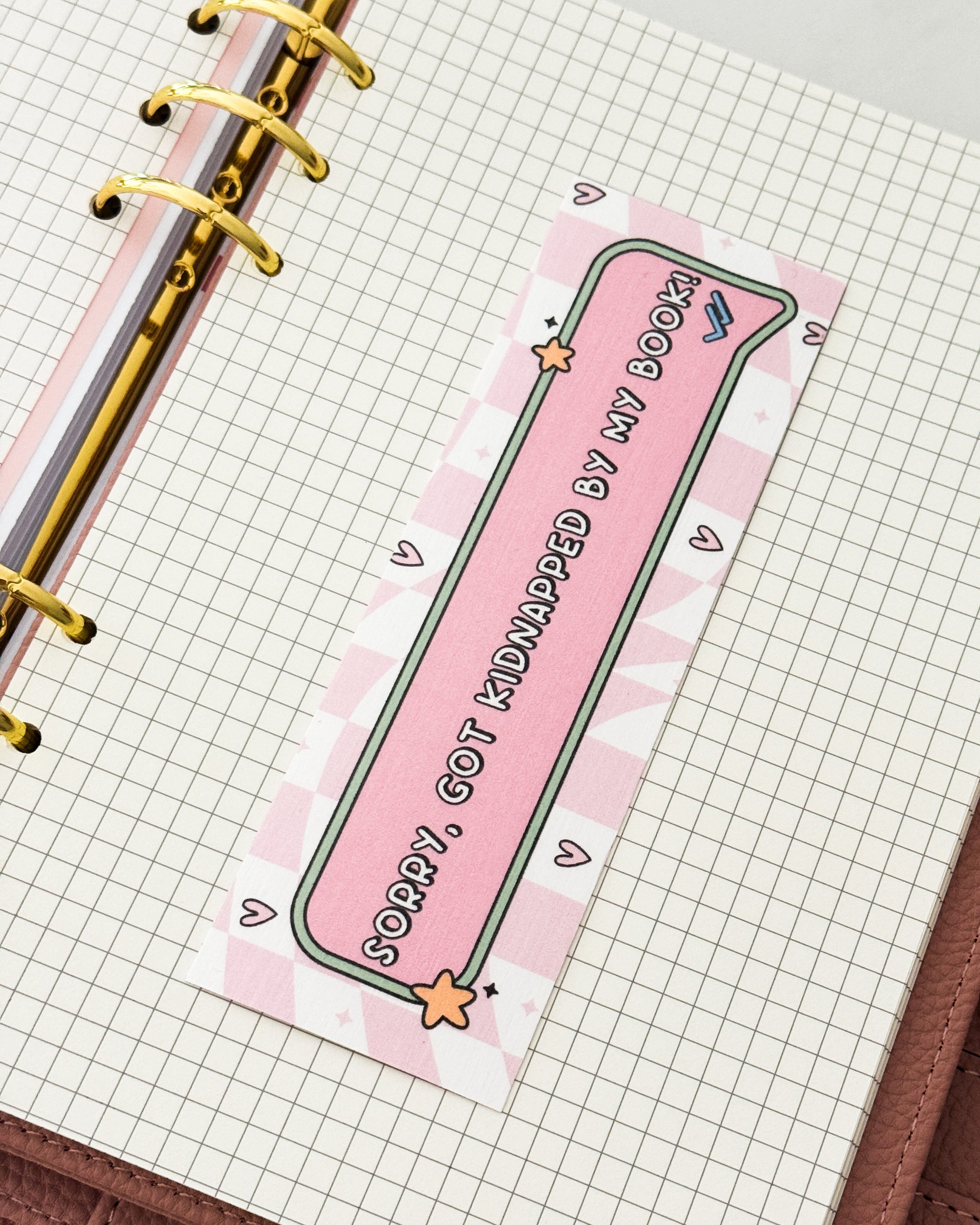 Lesezeichen ,,Sorry, got kidnapped by My Book“