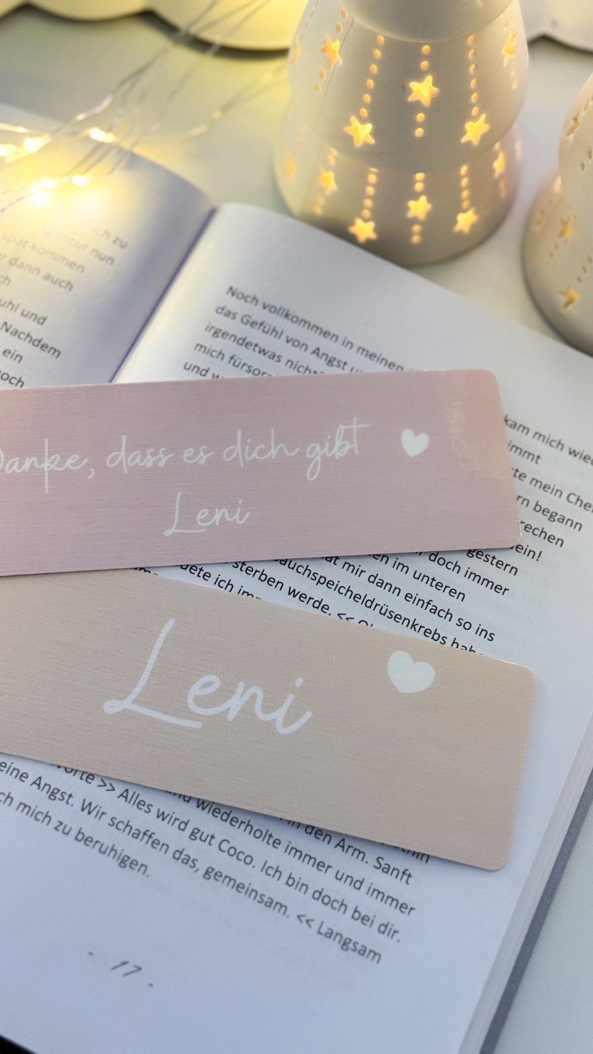 Personalisiertes Lesezeichen - normales Lesezeichen