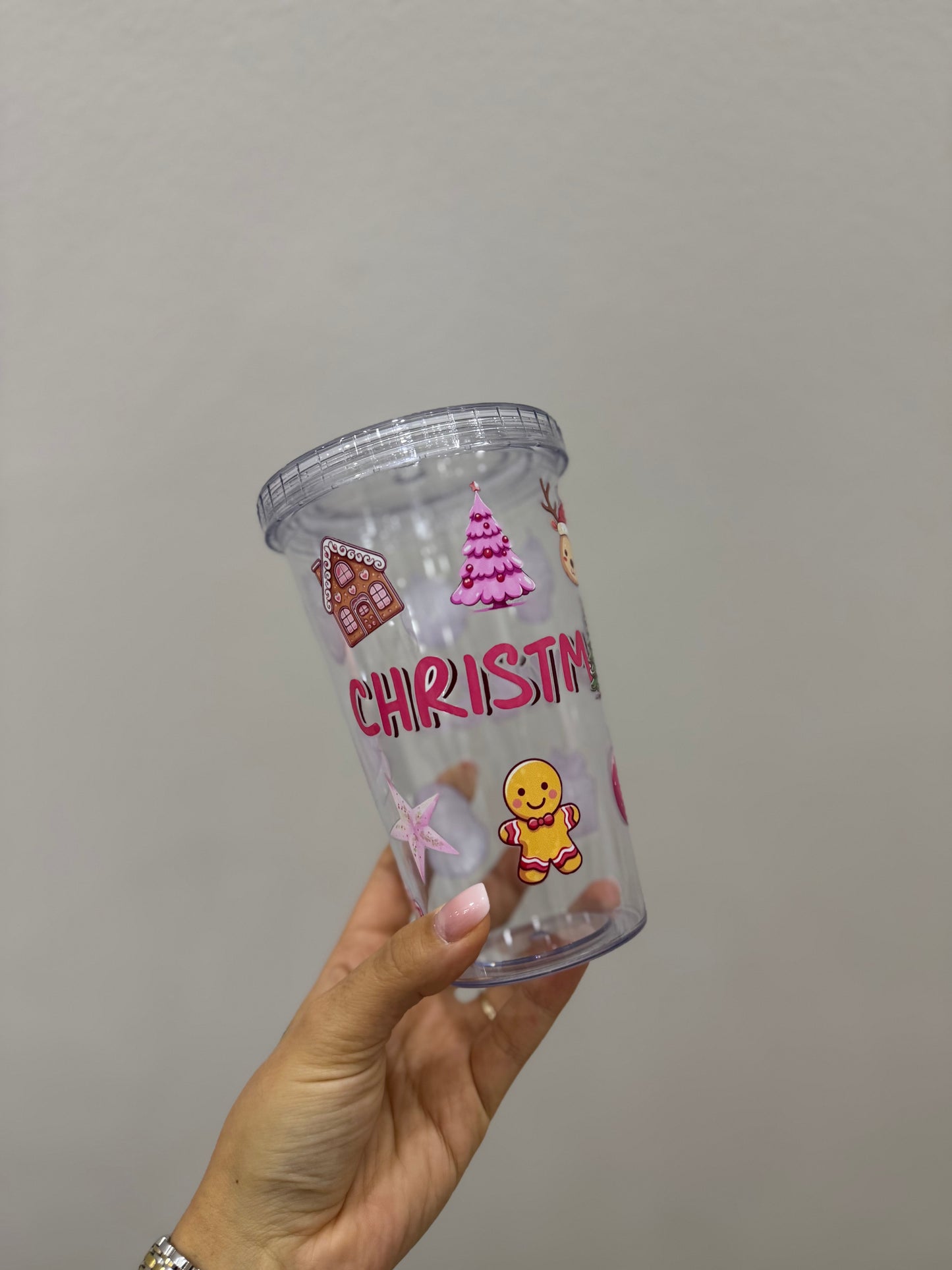 Christmas vibes cold cup