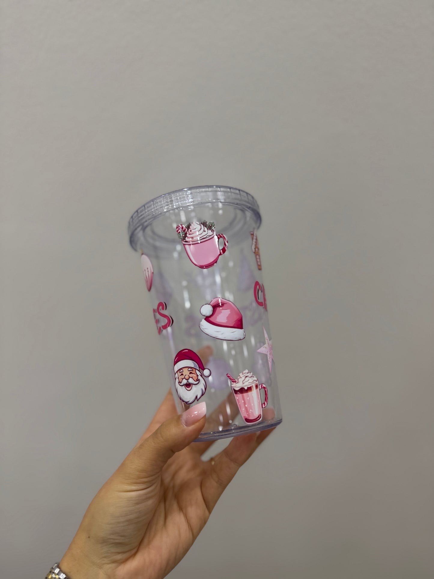 Christmas vibes cold cup