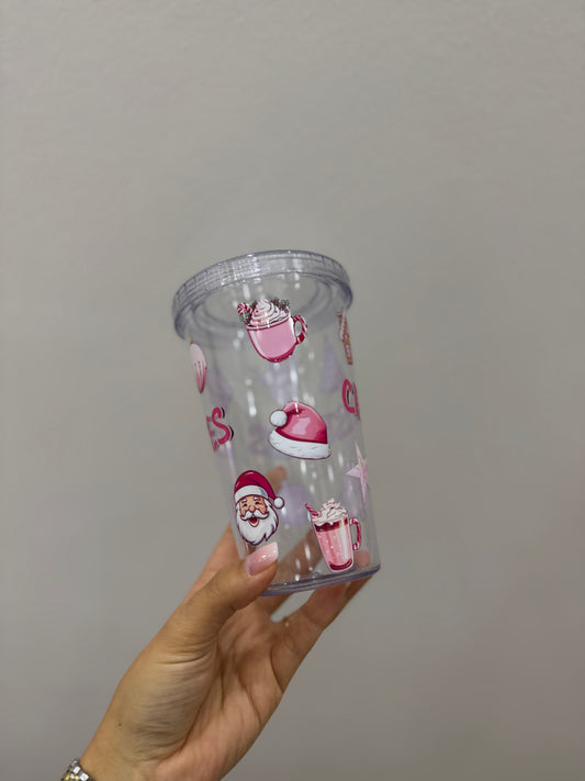 Christmas vibes cold cup