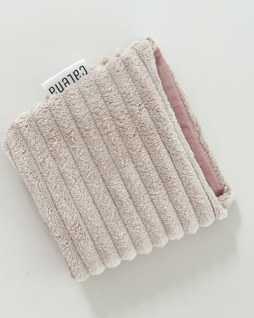Cup Sleeve Cord Edition Beige x Blush