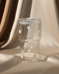 Essential Glass Coffee Cup ,,Daisy“