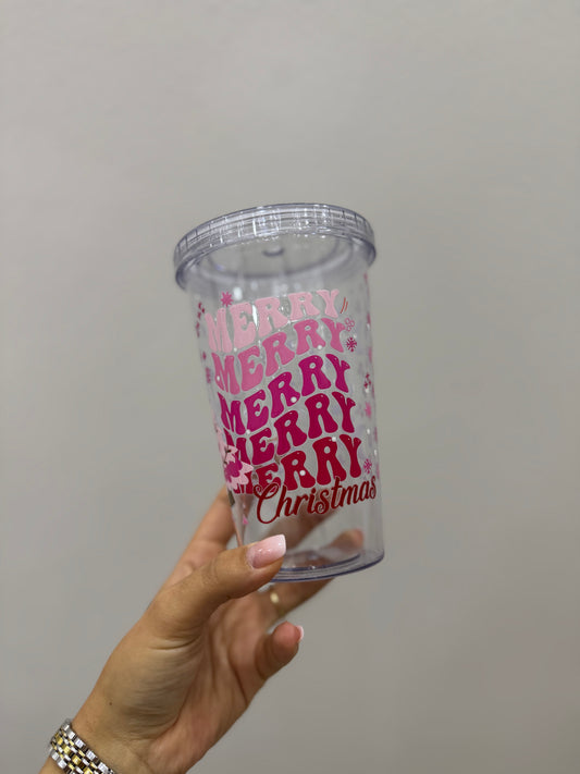 Merry Christmas cold cup