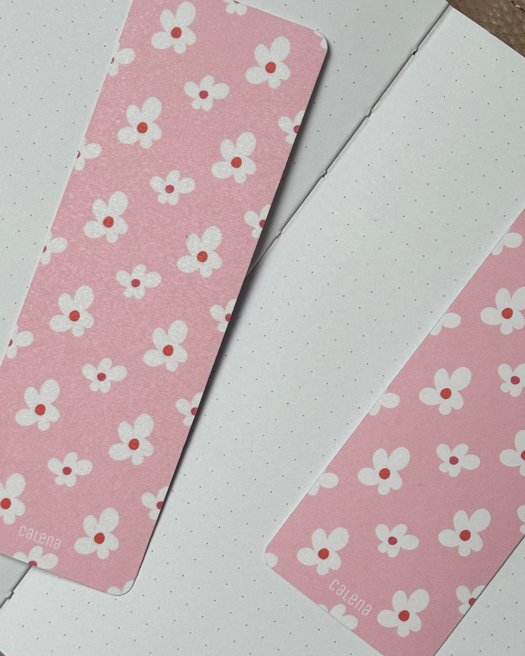 Girly Spring Bookmark x Rosy Flower
