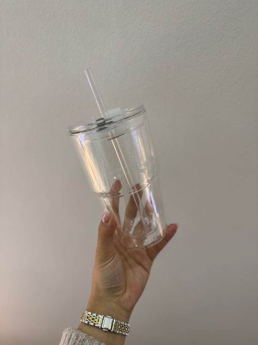 Coffee / Tea to go cup doppelwandig aus Glas - Motiv in Schritt 2 wählen