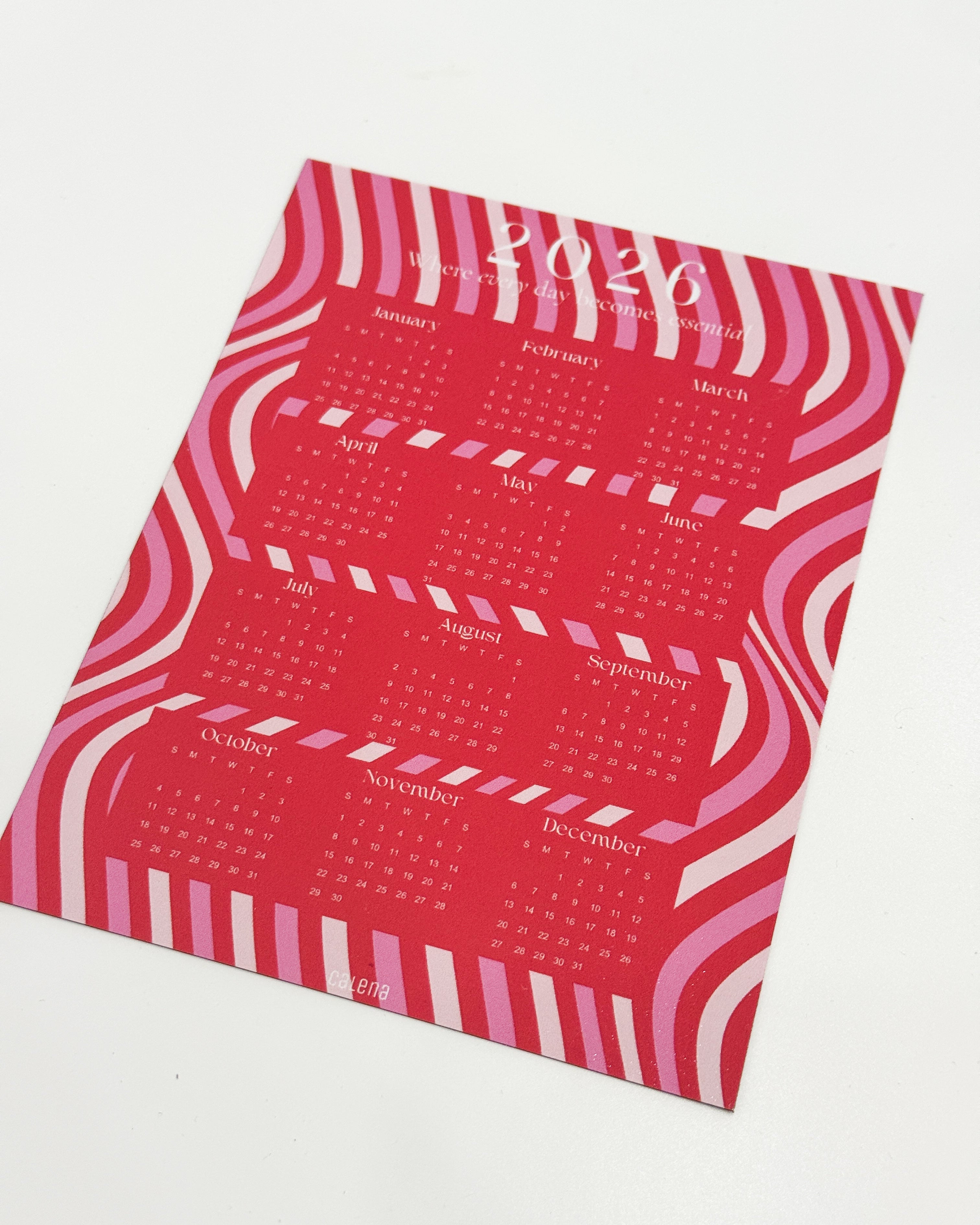 Jahresübersicht Kühlschrankmagnet