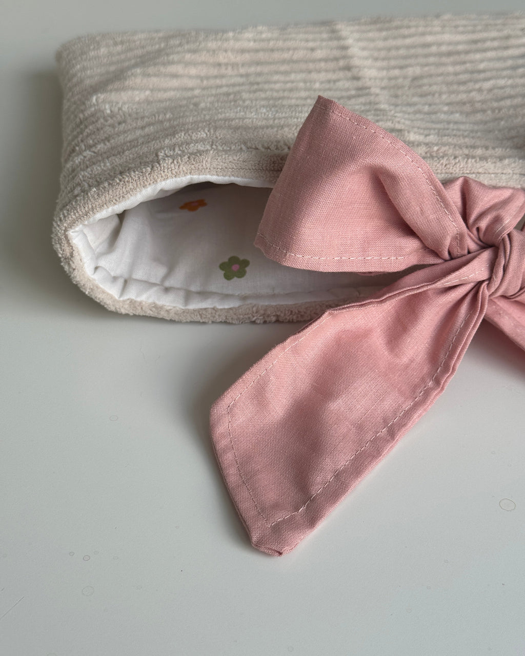 Buchtasche Veloura Beige x Blush x Bloomy