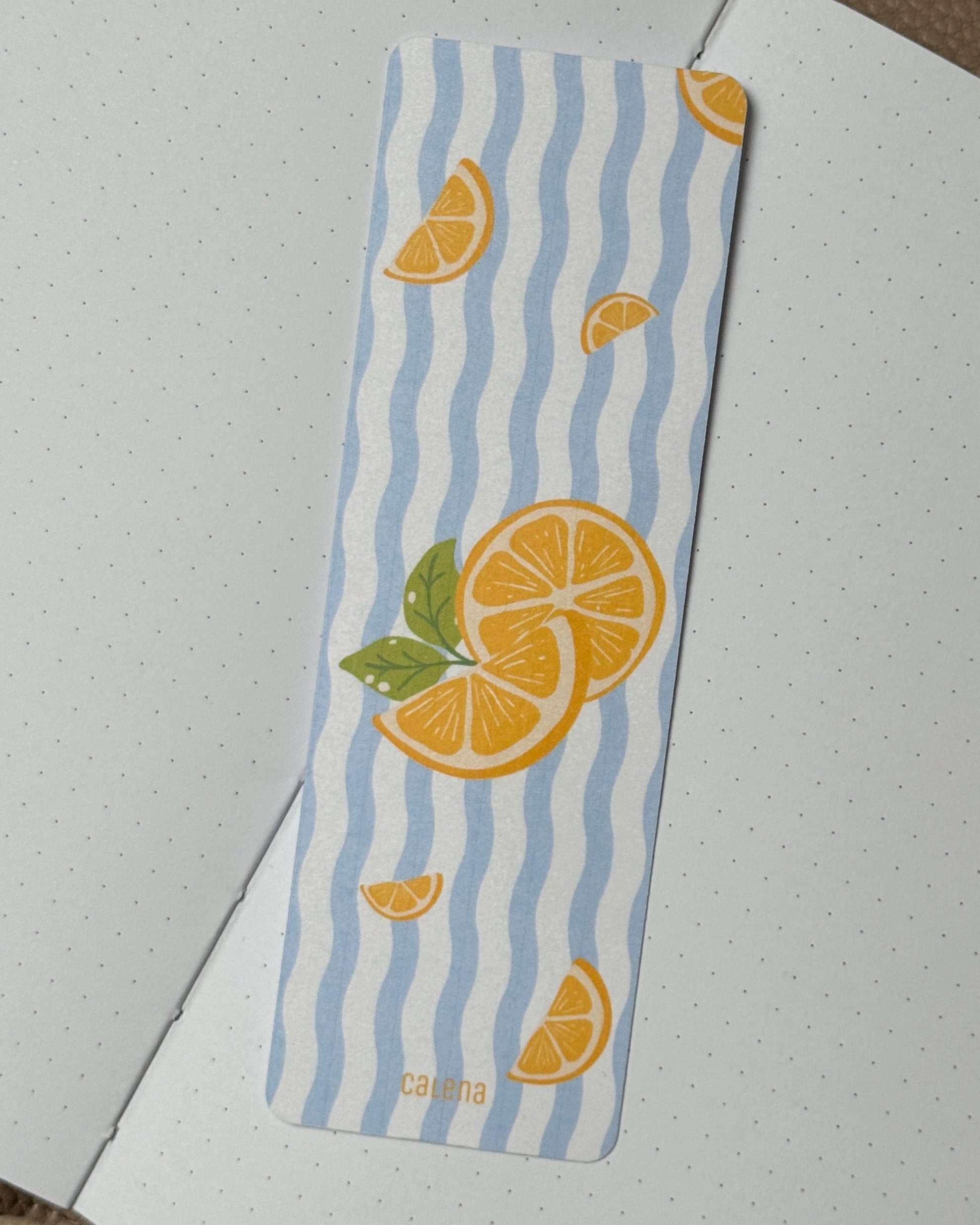 Girly Spring Bookmark x Zitronen