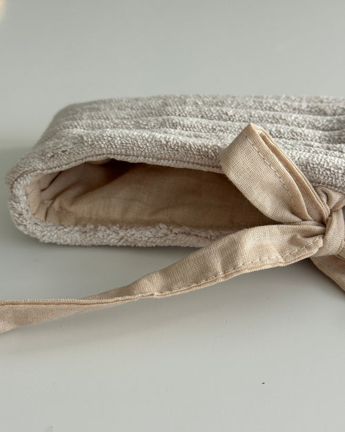 Brillenetui Veloura Beige x Creme