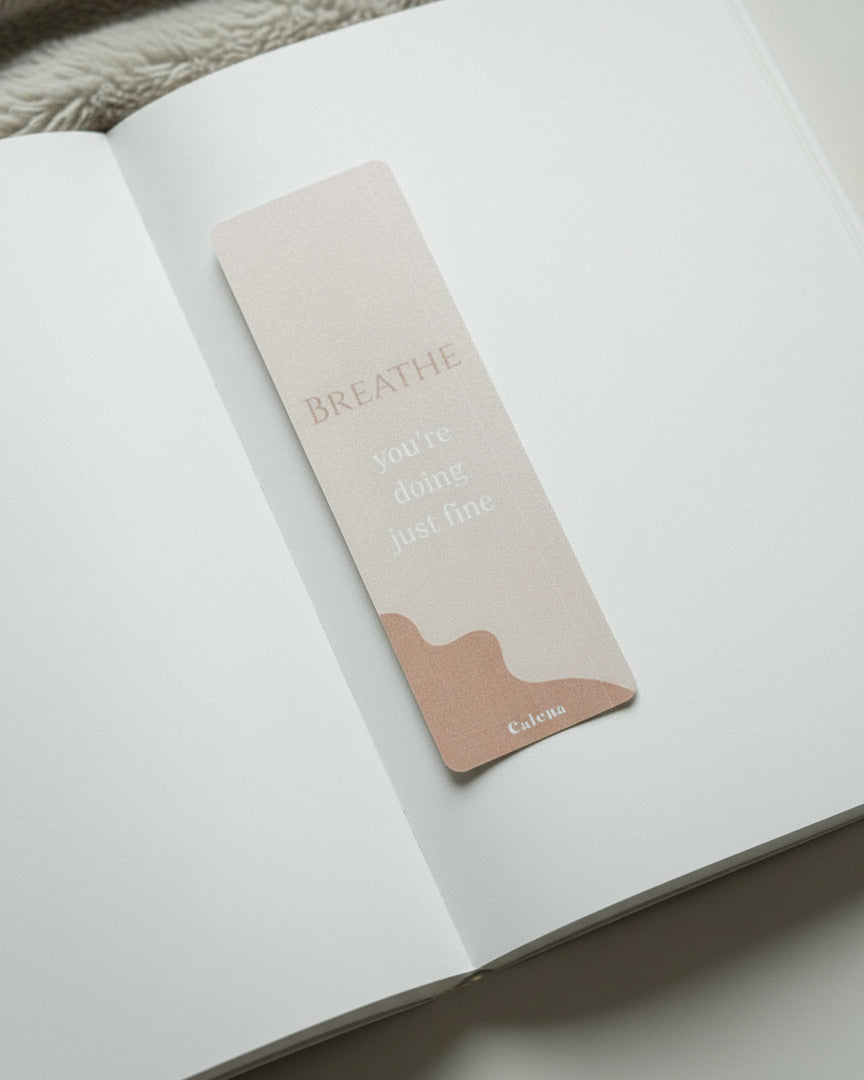 Lesezeichen - Breathe you're doing just fine