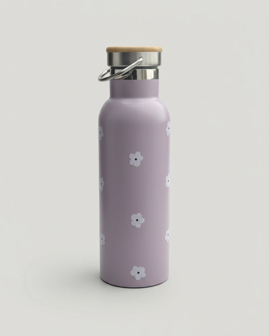 Trinkflasche flieder - flower