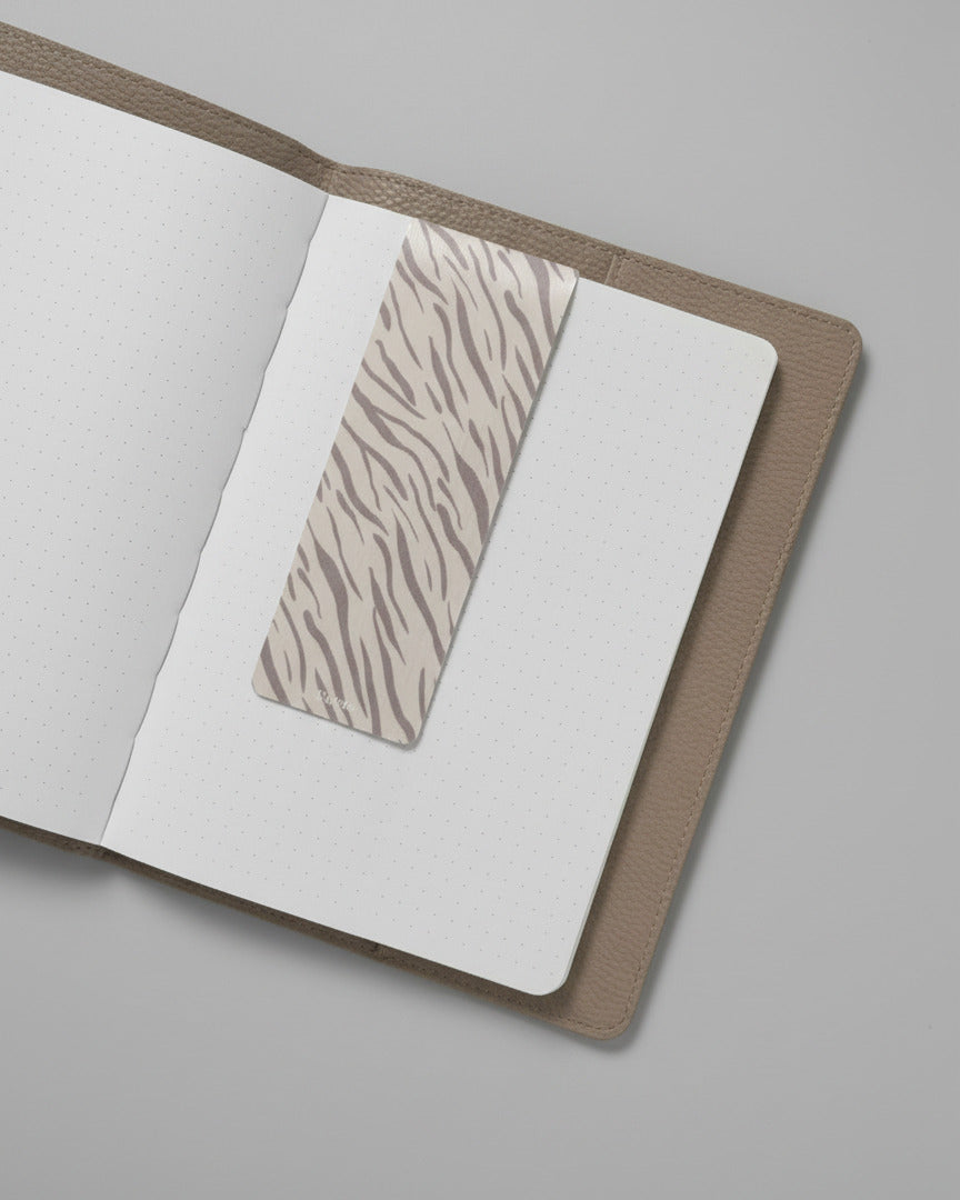 Magnetisches Lesezeichen Zebra x Taupe
