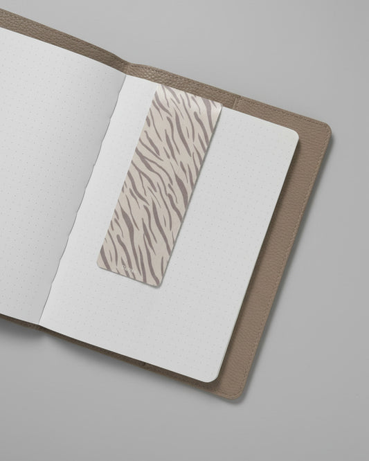 Magnetisches Lesezeichen Zebra x Taupe